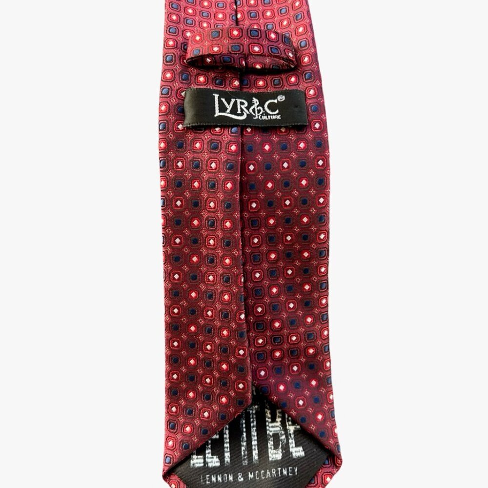 Rare Collectible Beatles Themed Tie:  Lyric "Let It Be"